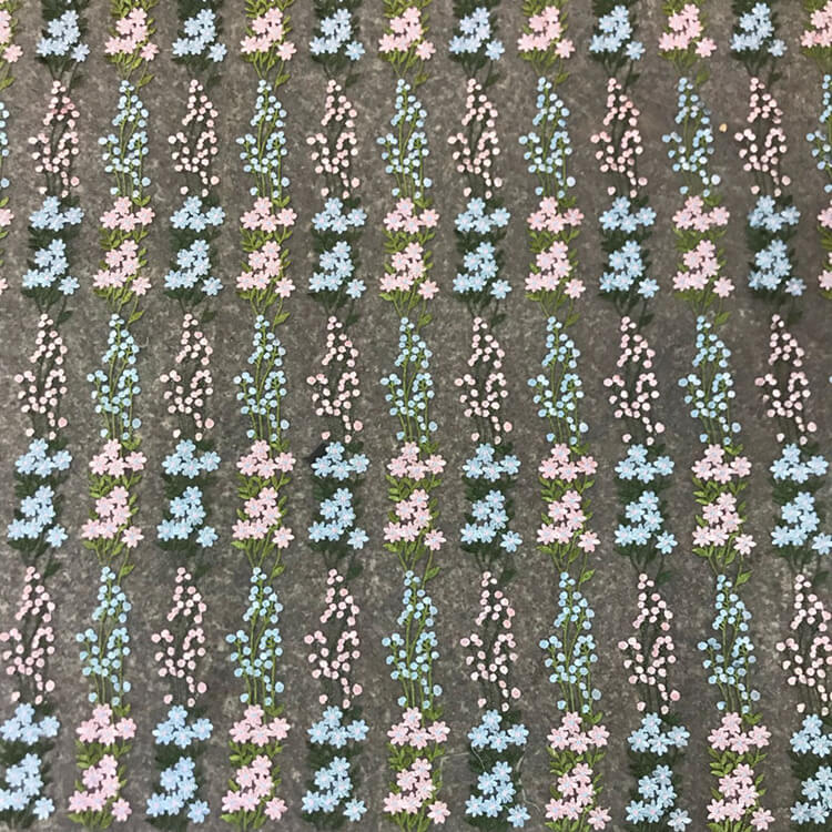 Embroidered Fabric Dress Kids Polyester for Women's Wear Wholesale Sup 6